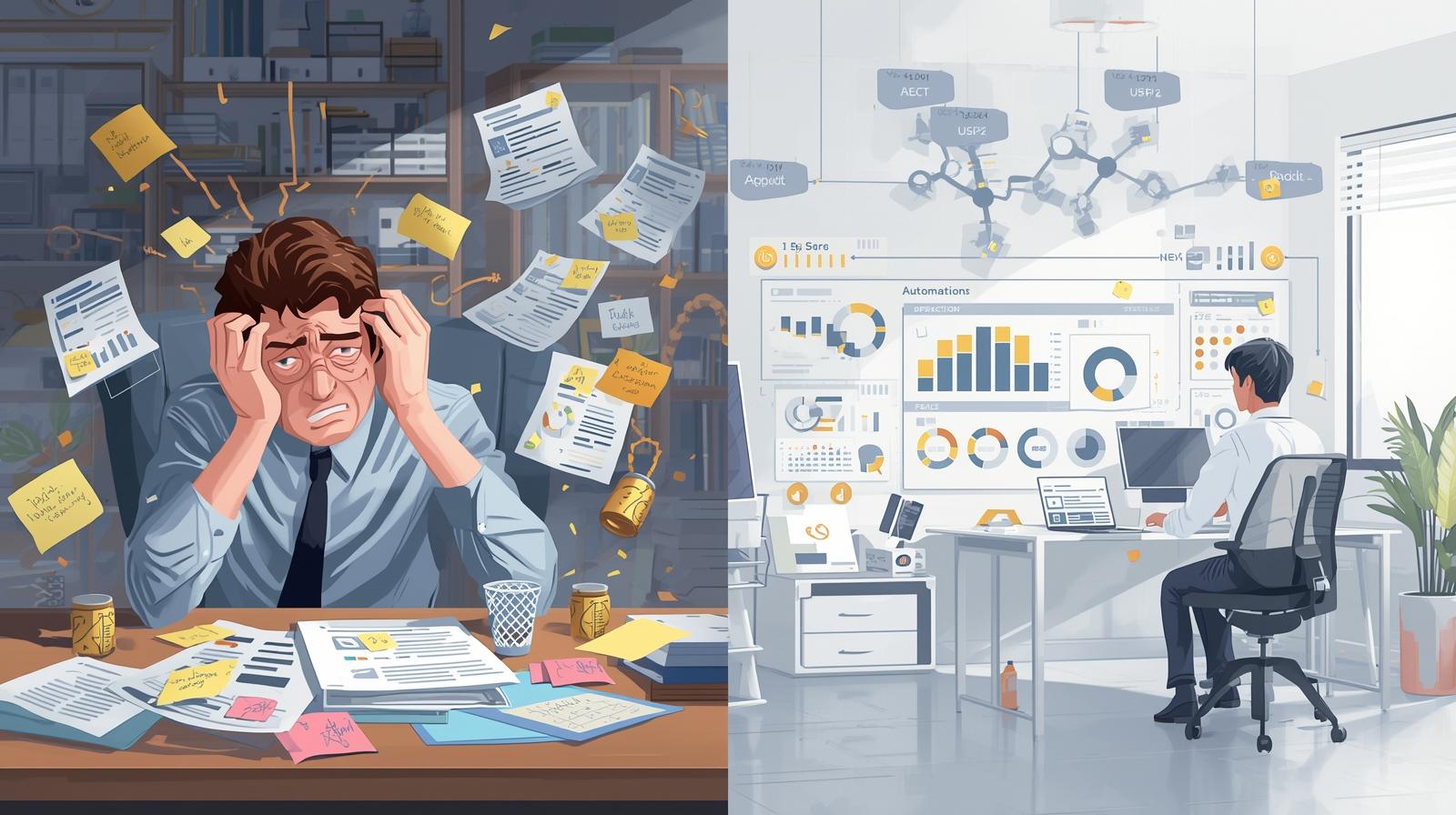 Automation workflows visualization